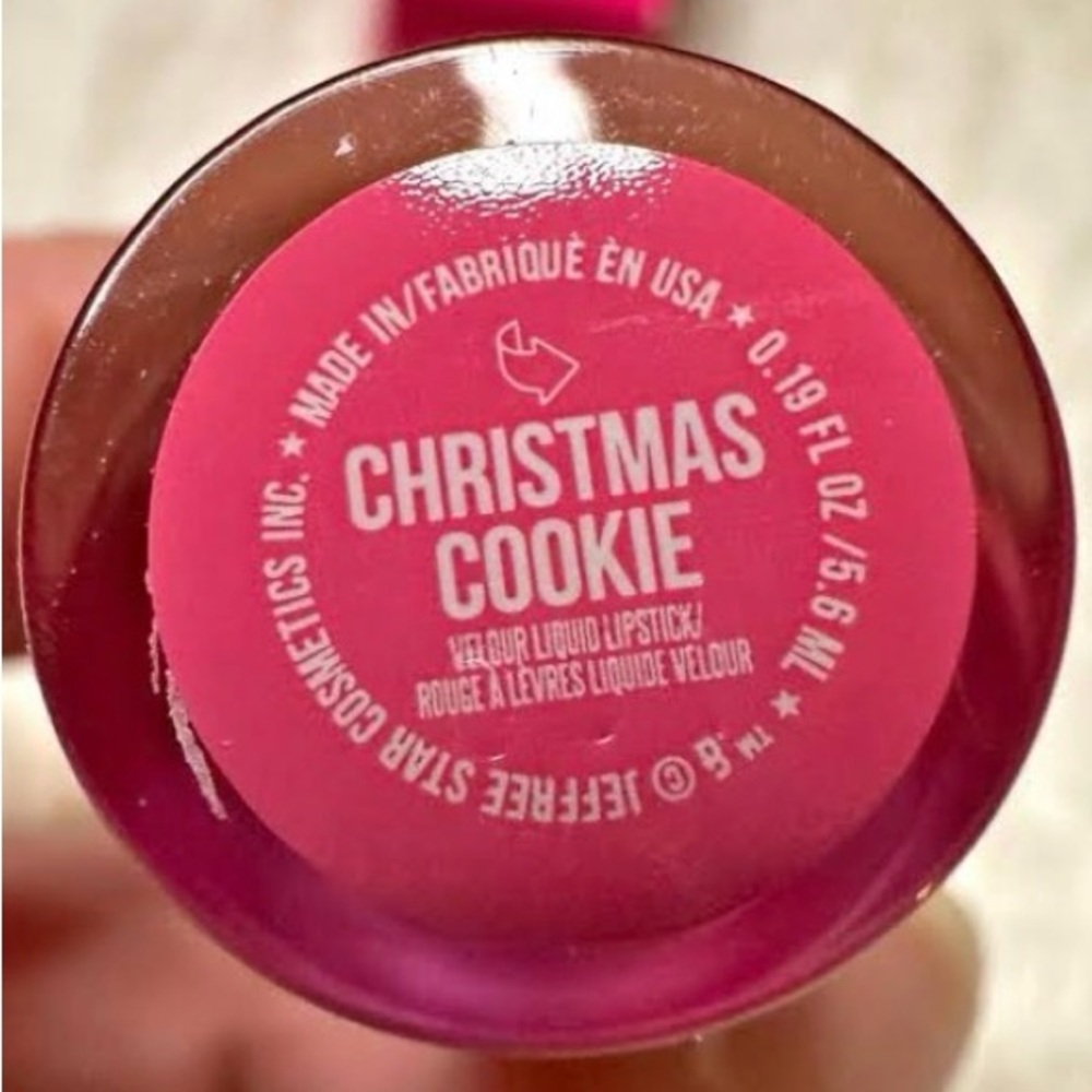Jeffree Star CHRISTMAS COOKIE VELOUR LIQUID Lipstick - Picture 4 of 6